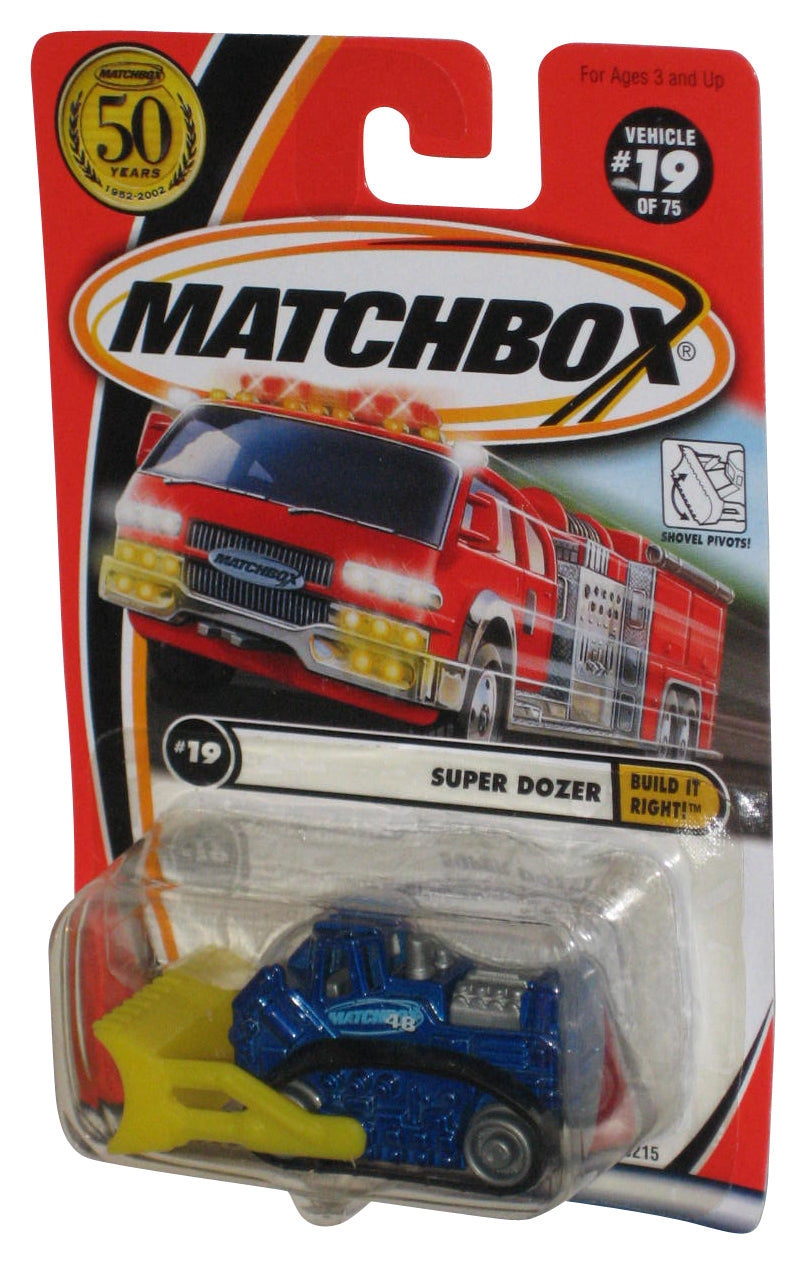 Matchbox Build It Right! (2001) Super Dozer Blue Construction Toy #19/75