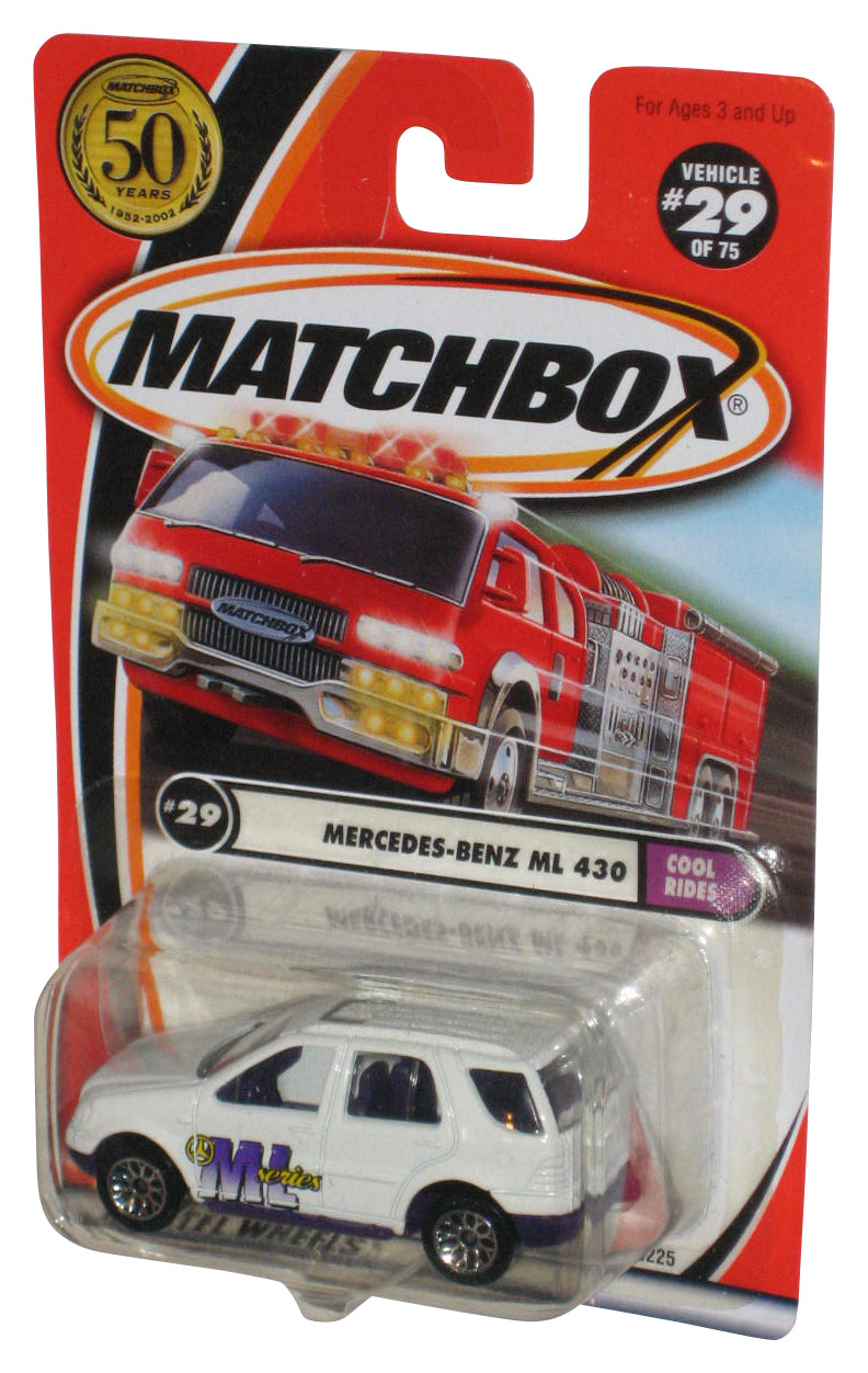 Matchbox Cool Rides (2001) White Mercedes Benz ML 430 Toy Car #29/75