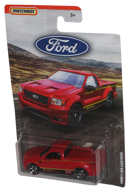Matchbox Ford F-150 SVT Lightning (2018) Red Pickup Truck Toy
