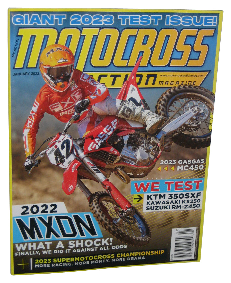 Motocross Giant Test Issue January 2023 Magazine Book