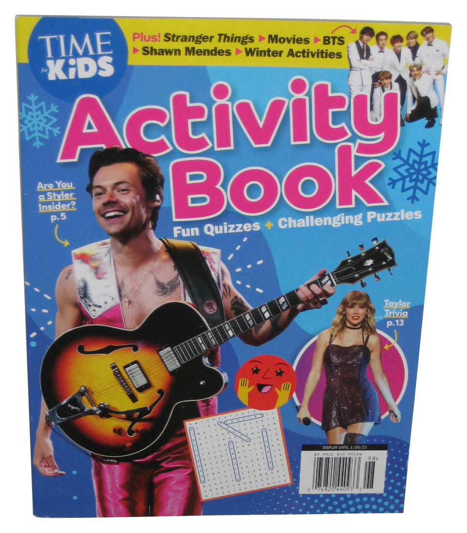 Time Kids Activity Fun Quizzes & Challenging Puzzles 2023 Magazine Book