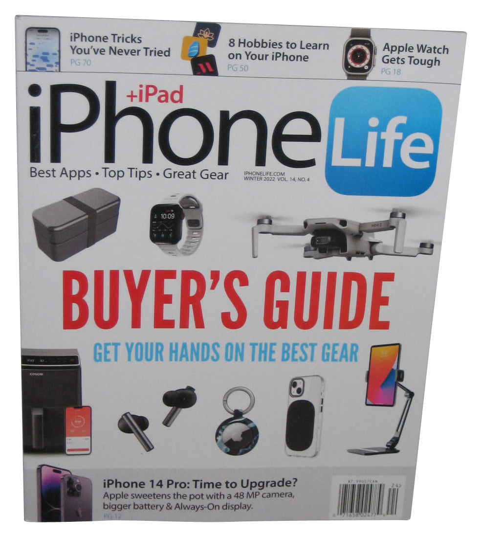 iPhone iPad Life Winter 2022 Vol. 14 Buyers Guide Magazine Book No. 4
