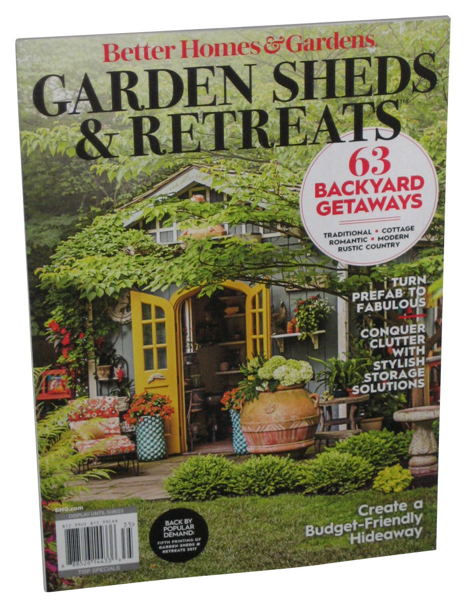 Better Homes & Gardens Garden Sheds & Retreats 63 Backyard Getaways 2023 Magazine Book