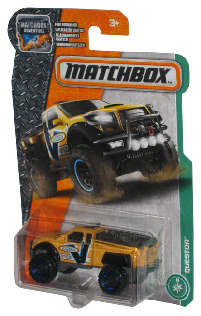 Matchbox Questor (2016) Mattel Yellow Metal Toy Truck 123/125
