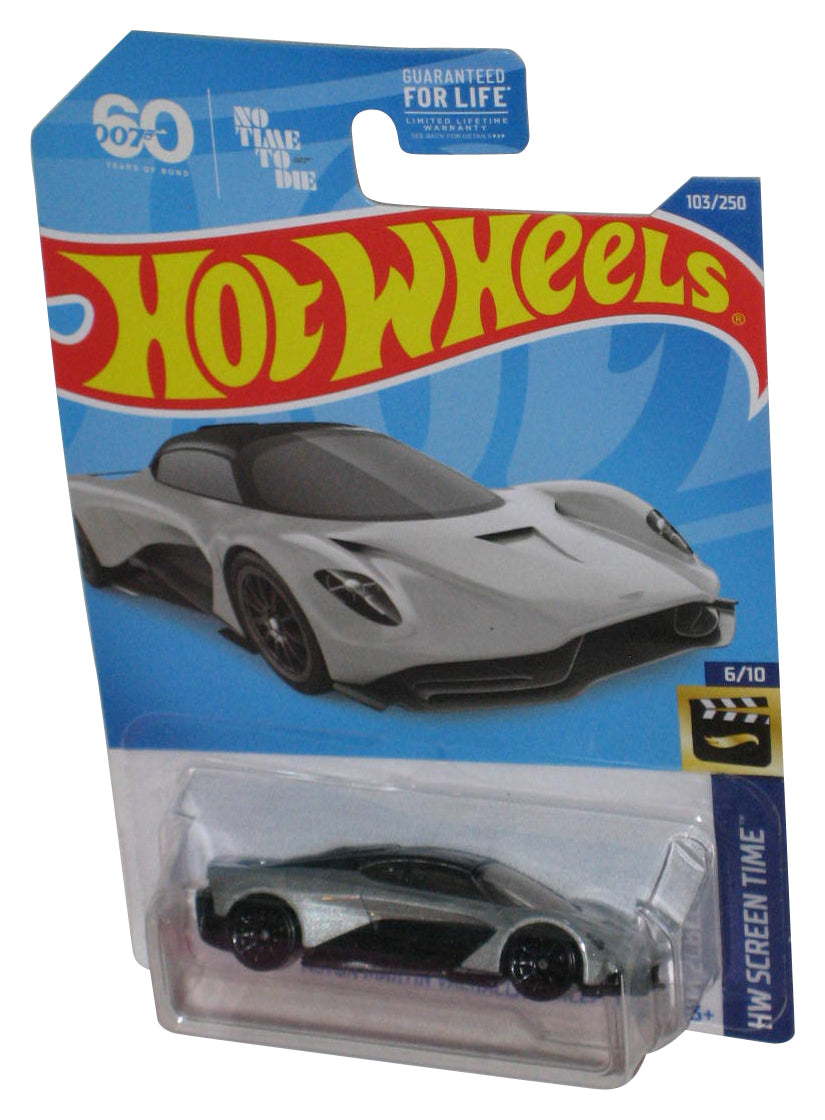 Hot Wheels HW Screen Time 007 No Time To Die (2021) Aston Martin Valhalla Concept Silver Toy Car 103/250