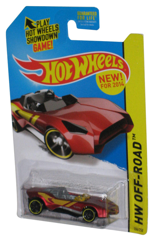 Hot Wheels HW Off-Road (2014) Satin Red Carbonic Toy Car 104/250