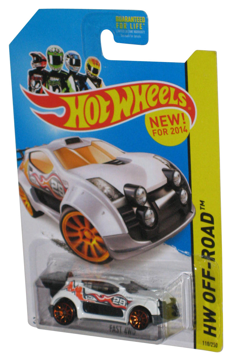 Hot Wheels HW Off-Road (2014) Fast 4WD White Toy Car 110/250
