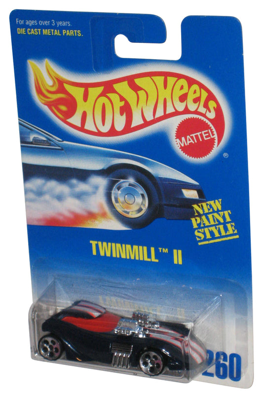 Hot Wheels Twinmill II New Paint Style (1991) Black Toy Car #260