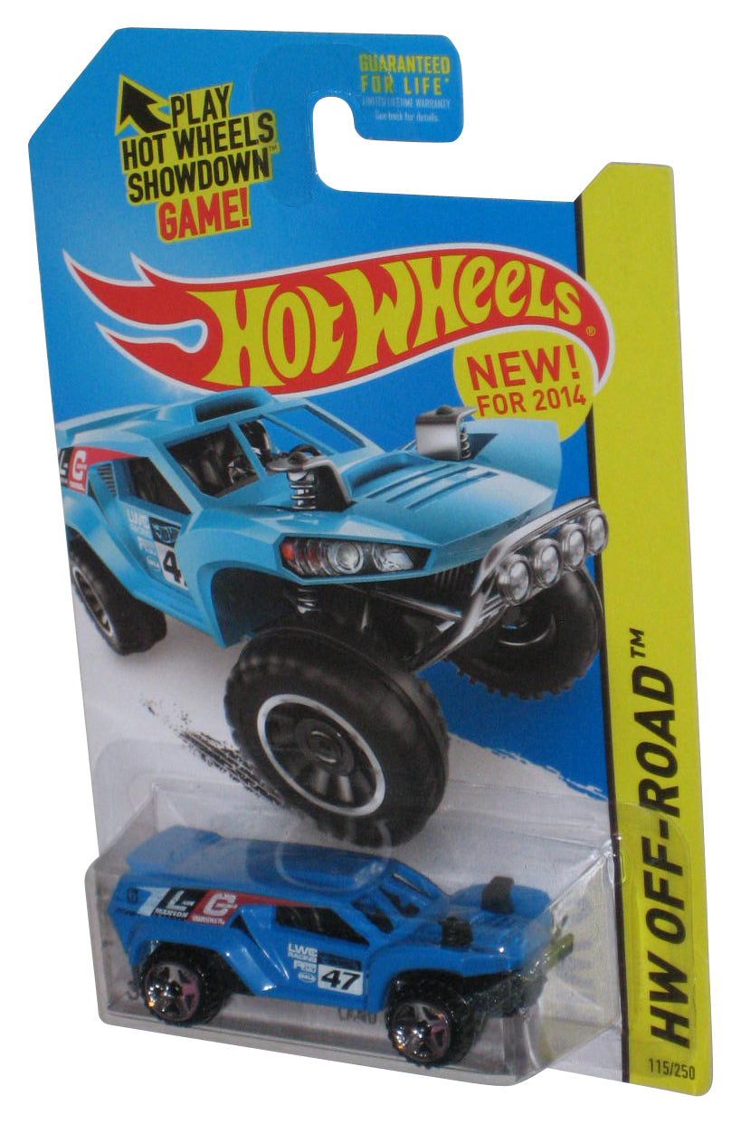 Hot Wheels HW Off-Road (2014) Blue Land Crusher Toy Car 115/250