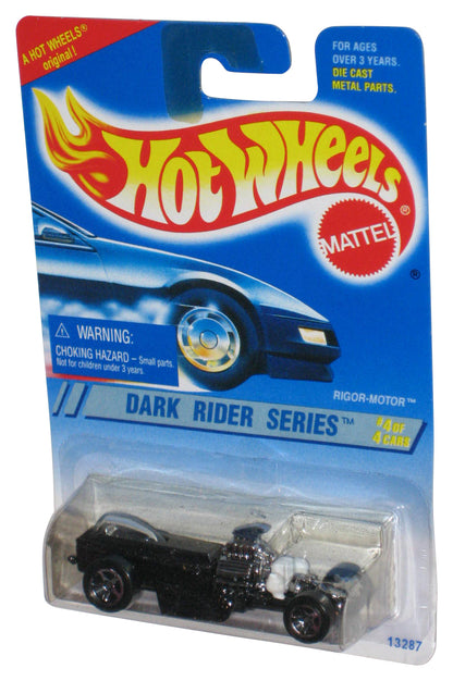 Hot Wheels Dark Rider Rigor-Motor (1994) Mattel Black Toy Car #4