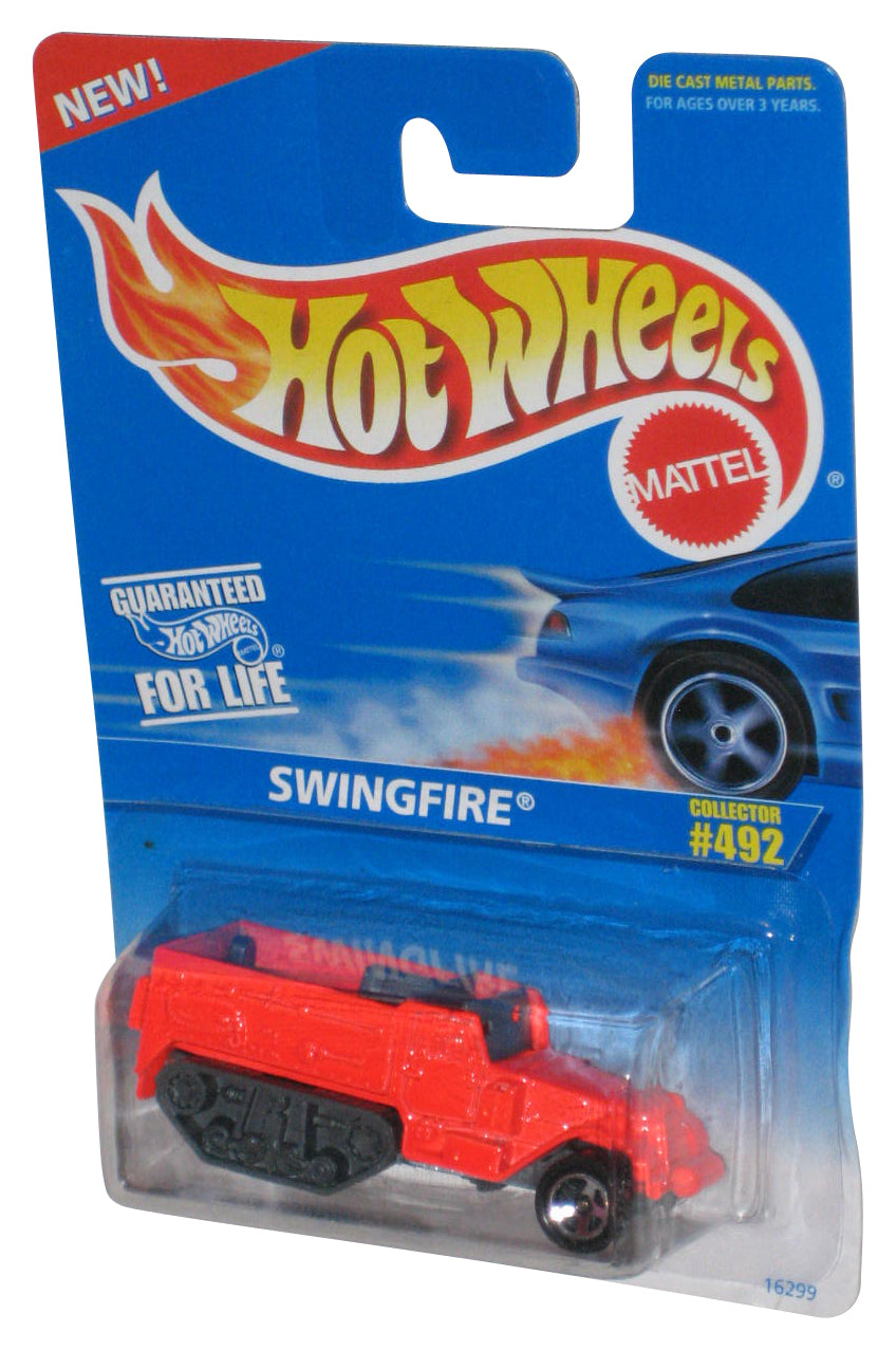 Hot Wheels Swingfire (1995) Mattel Orange Die-Cast Toy Car #492