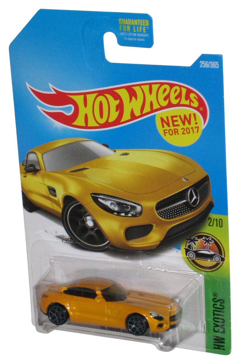 Hot Wheels HW Exotics (2017) Yellow '15 Mercedes-AMG GT Toy Car 256/365