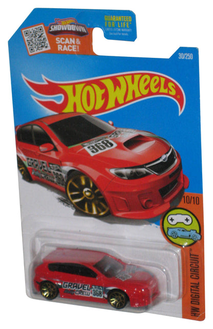 Hot Wheels HW Digital Circuit 10/10 (2015) Red Subaru WRX STI Toy Car 30/250