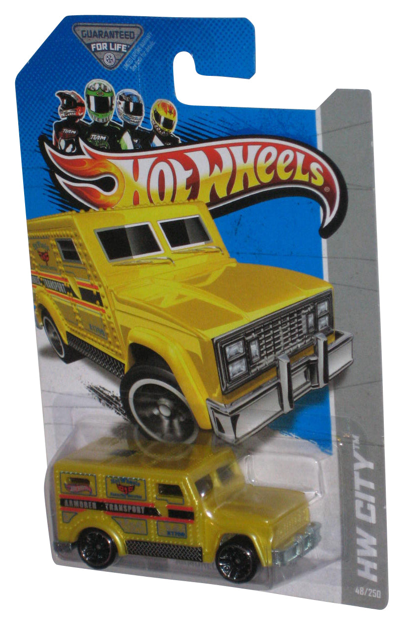 Hot Wheels HW City (2012) Yellow Armored Truck Toy 48/250
