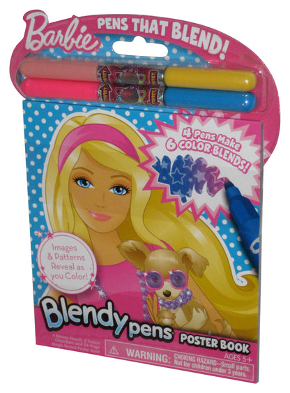 Barbie Blendy Pens (2010) Giddy Up Kids Children Poster Book