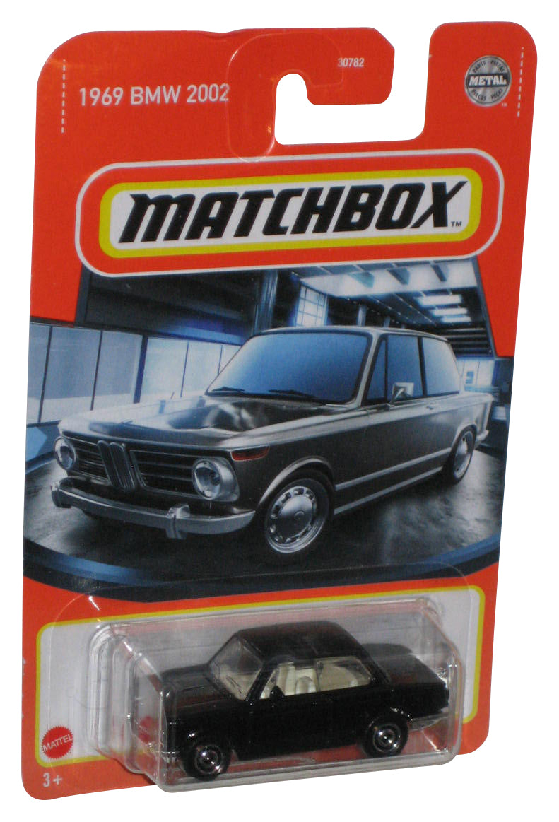 Matchbox 1969 BMW 2002 (2021) Black Metal Die-Cast Toy Car 84/100