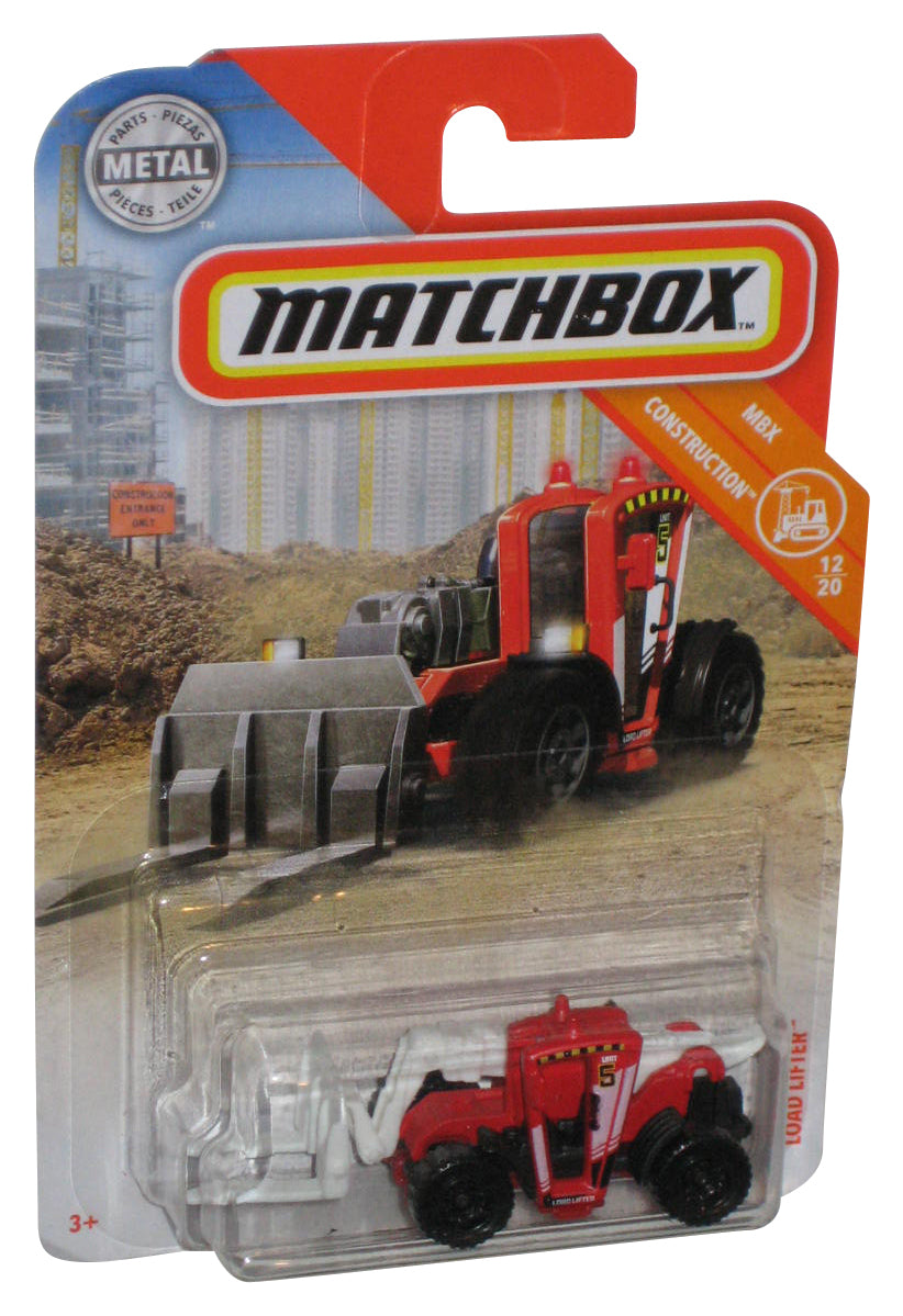 Matchbox MBX Construction (2018) Red & White Load Lifter Metal Toy 12/20