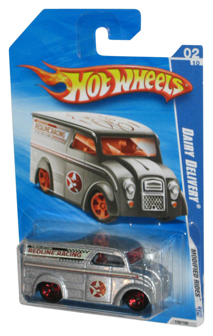 Hot Wheels Modified Rides '09 Silver Dairy Delivery Toy Truck 158/190