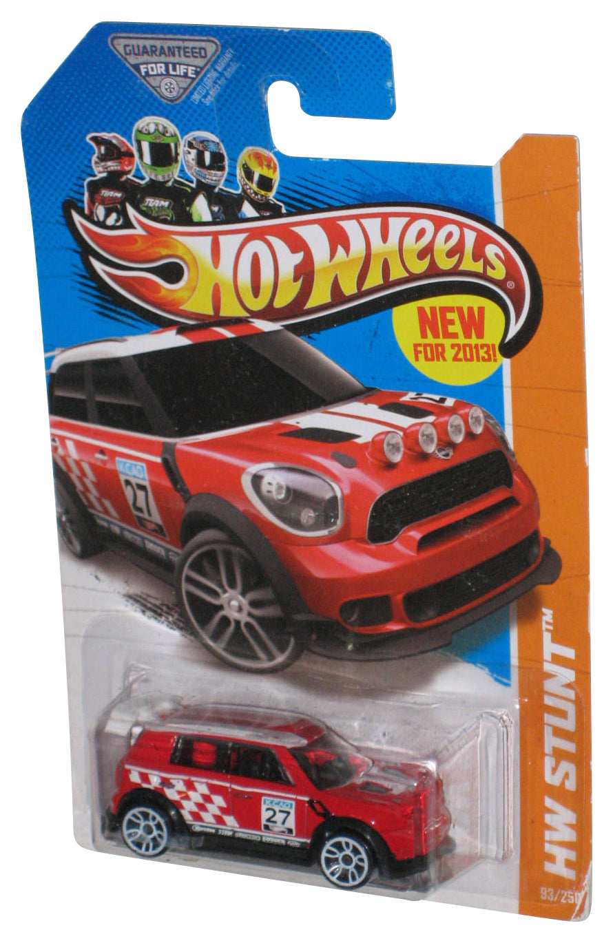 Hot Wheels HW Stunt (2013) Red '12 Mini Countryman Rally Toy Car 93/250