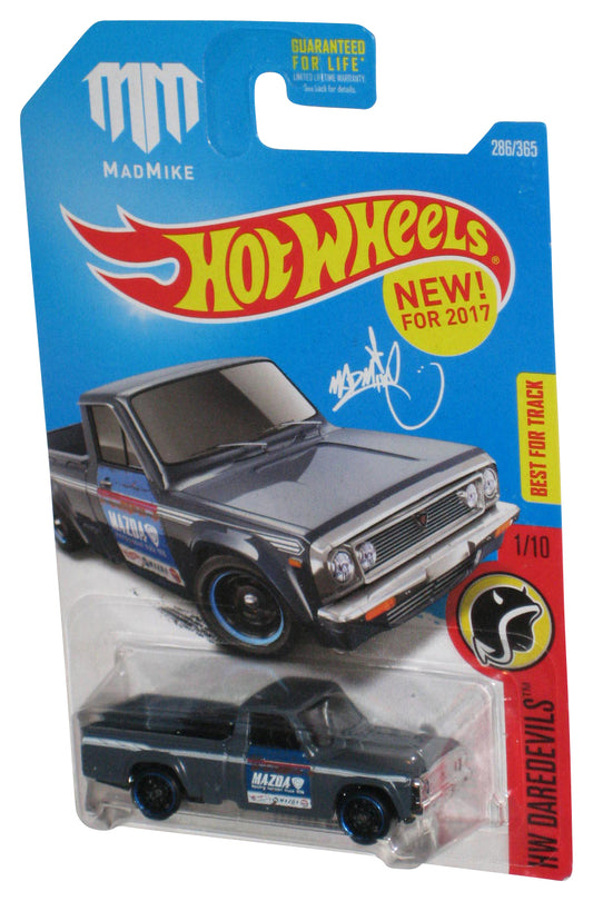 Hot Wheels HW Daredevils 1/10 Mad Mike (2017) Dark Gray Mazda Repu Toy Truck 286/365