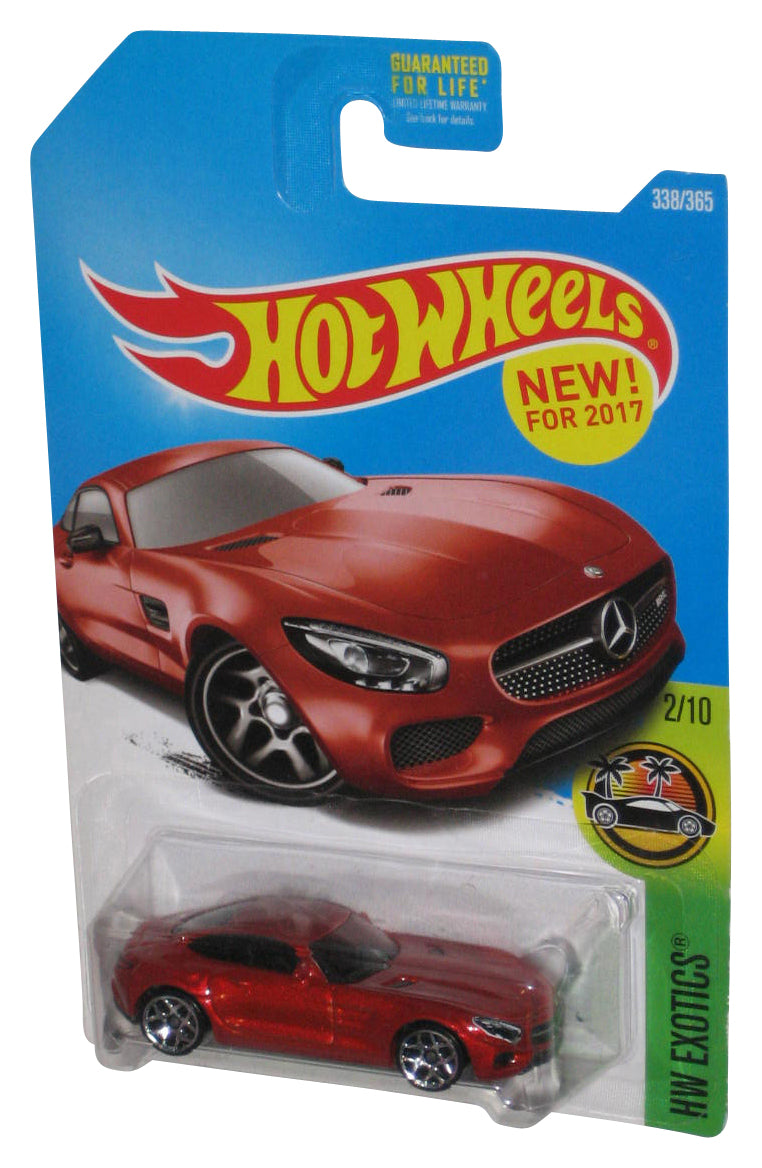 Hot Wheels HW Exotics 2/10 (2017) Red '15 Mercedes-AMG GT Toy Car 338/365