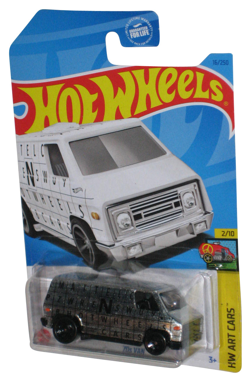 Hot Wheels HW Art (2021) Mattel Silver 70s Van Die-Cast Toy 16/250