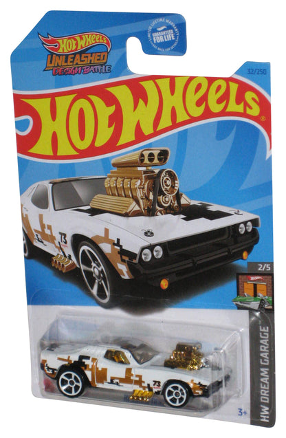 Hot Wheels Unleashed Battle Design HW Dream Garage 2/5 (2021) White Rodger Dodger Toy Car 32/250