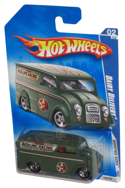 Hot Wheels Modified Rides '09 Green Dairy Delivery Toy Truck 158/190