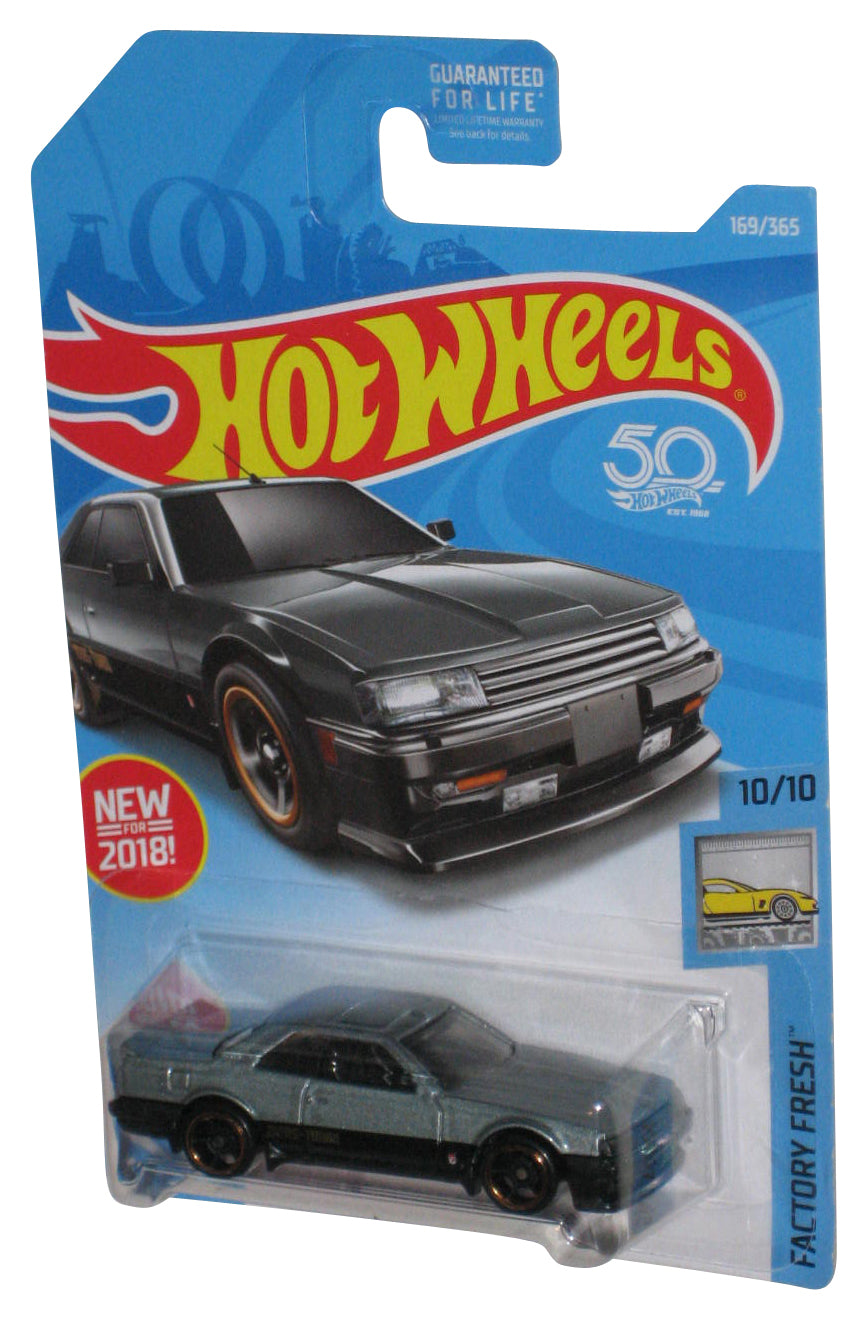 Hot Wheels Factory Fresh 10/10 (2018) '82 Nissan Skyline R30 Silver & Black Toy Car 169/365