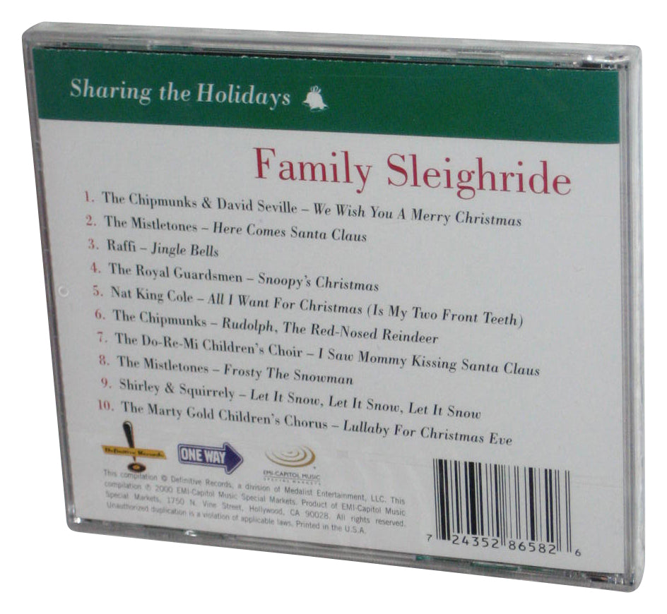 Sharing the Holidays Christmas Family Sleigh Ride (2000) Audio Music CD