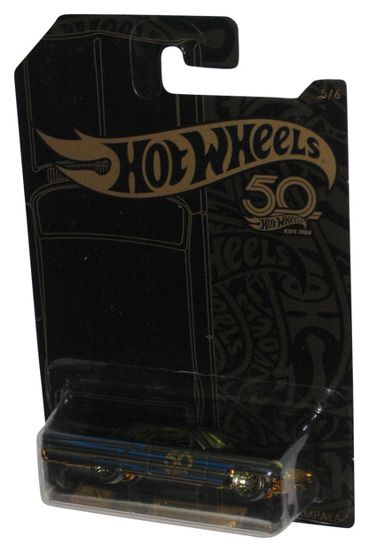 Hot Wheels 50th (2017) Black & Gold Series '64 Impala Toy Car 5/6