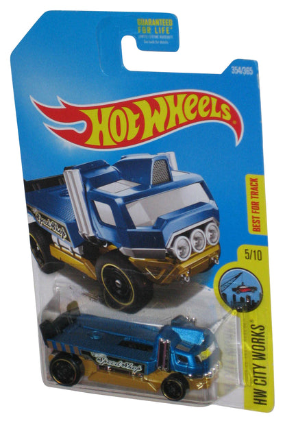Hot Wheels HW City Works 5/10 (2015) Blue The Haulinator Toy Truck 354/365