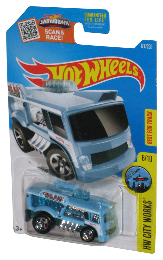 Hot Wheels HW City Works 6/10 (2015) Blue Chill Mill Toy Car 171/250