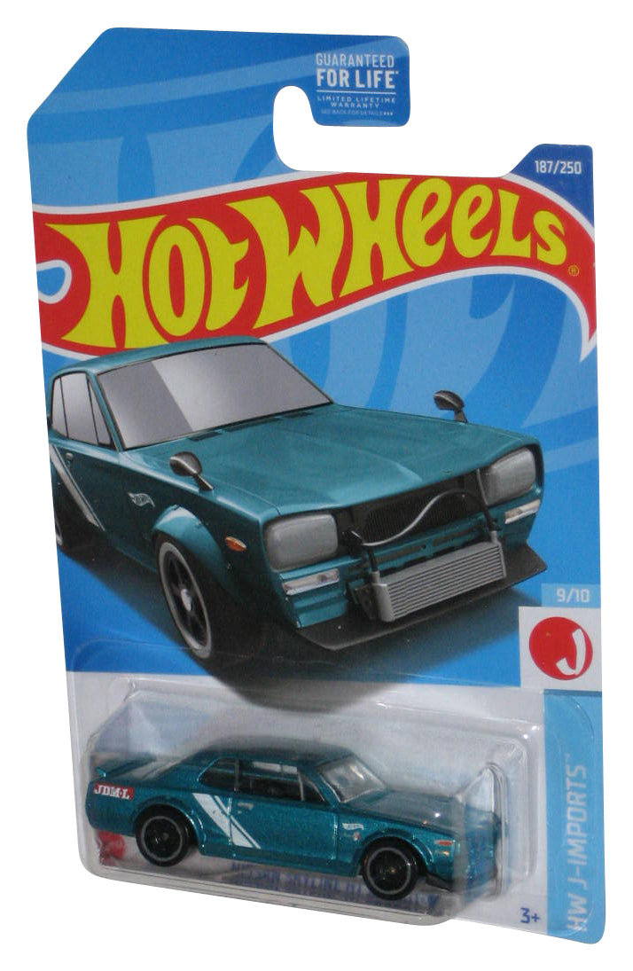 Hot Wheels HW J-Imports 9/10 (2021) Teal Nissan Skyline HT 2000GT-X Toy Car 187/250
