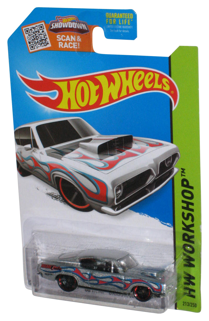 Hot Wheels HW Workshop (2013) Silver '68 Hemi Barracuda Toy Car 213/250