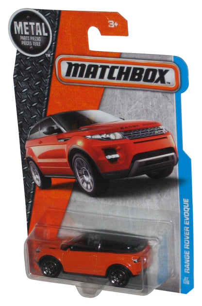 Matchbox Range Rover Evoque (2015) Orange Toy Car 27/125