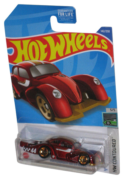 Hot Wheels HW Contoured 5/5 (2021) Red Volkswagen Kafer Racer Toy Car 142/250