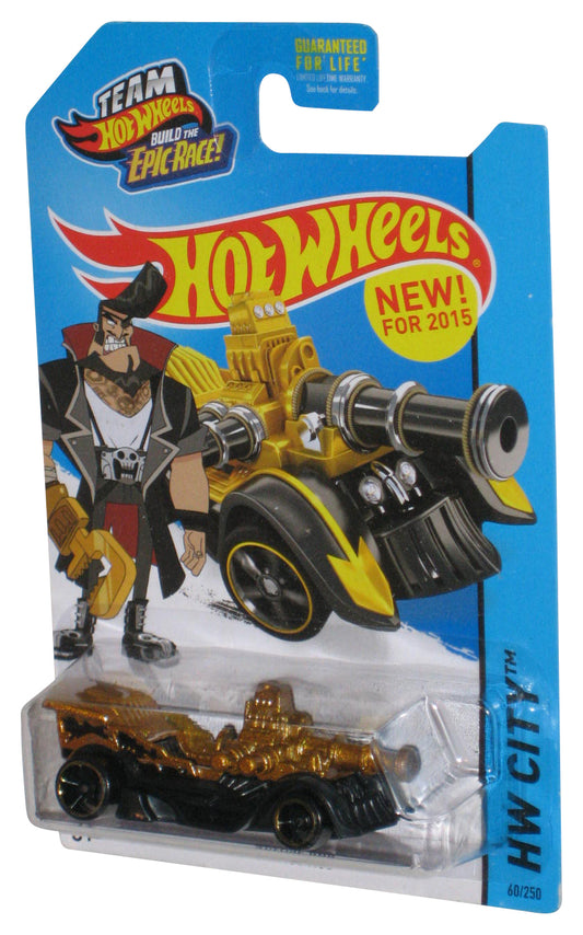 Hot Wheels HW City (2015) Gold Grease Rod Toy Car 60/250
