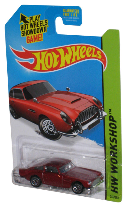 Hot Wheels HW Workshop (2013) Red Aston Martin 1963 DB5 Toy Car 245/250