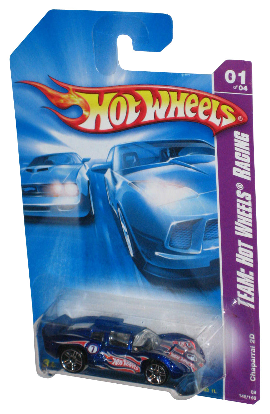 Hot Wheels Team Racing (2007) Blue Chaparral 2D Toy Car 145/196