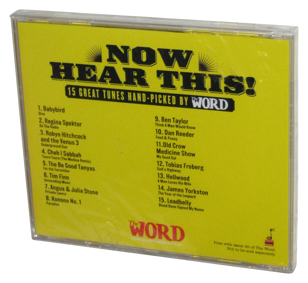 Now Hear This! November 2006 Word Audio Music CD