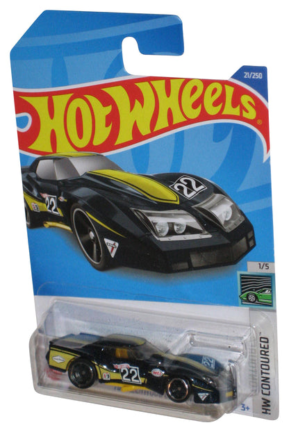 Hot Wheels HW Contoured 1/5 (2021) Black '76 Greenwood Corvette Toy Car 21/250