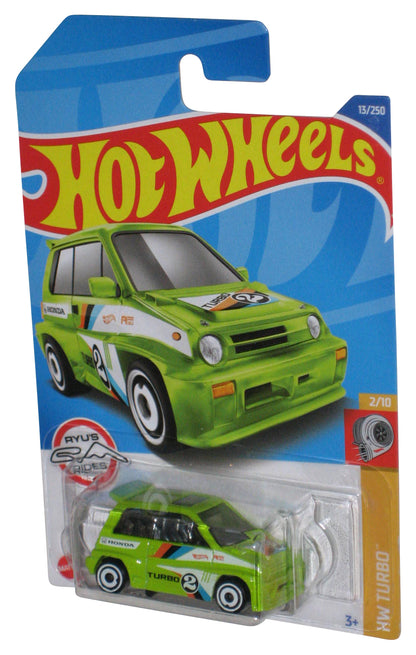 Hot Wheels HW Turbo 2/10 (2021) Green '85 Honda City II Toy Car 13/250