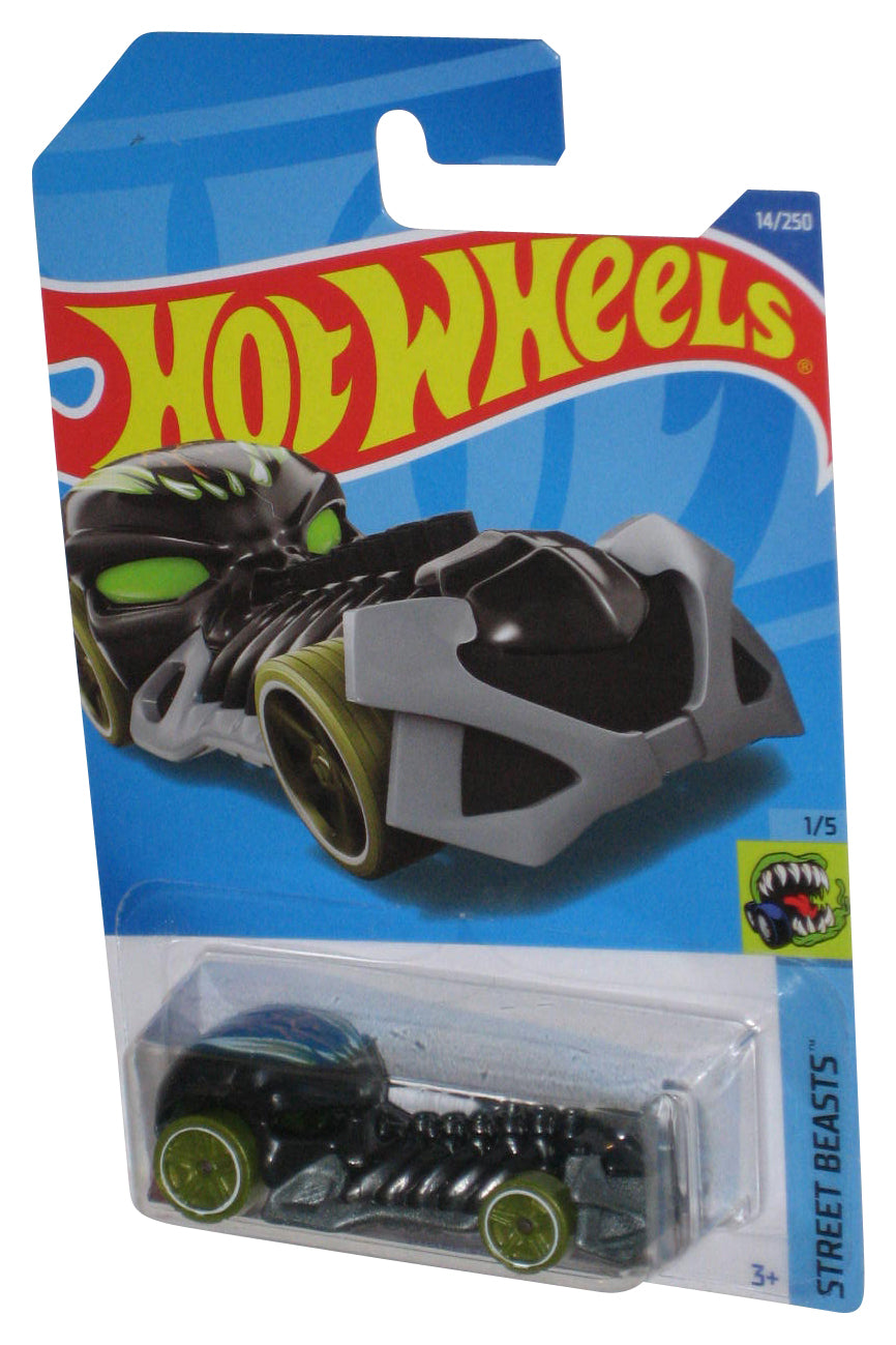 Hot Wheels Street Beasts 1/5 (2021) Gray Skull Crusher Toy Car 14/250