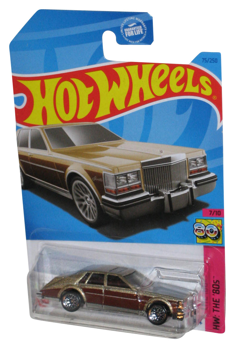 Hot Wheels HW The '80s 7/10 (2021) Gold '82 Cadillac Seville Toy Car 75/250