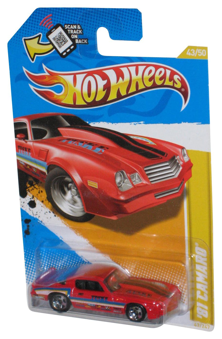 Hot Wheels 2012 New Models 43/50 '81 Camaro Red Toy Car 43/247