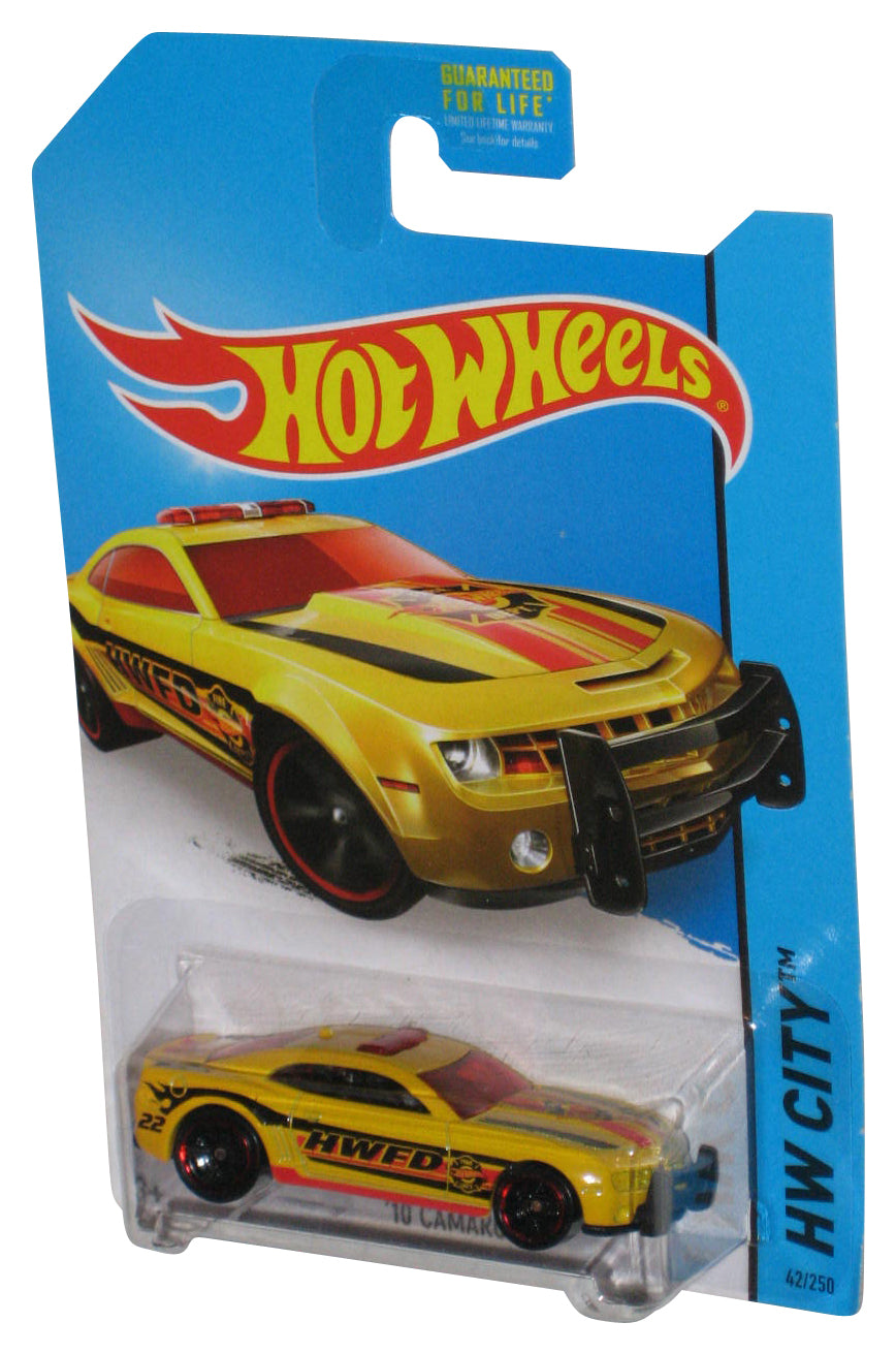 Hot Wheels HW City (2013) Yellow Fire Department '10 Camaro SS Toy Car 42/250