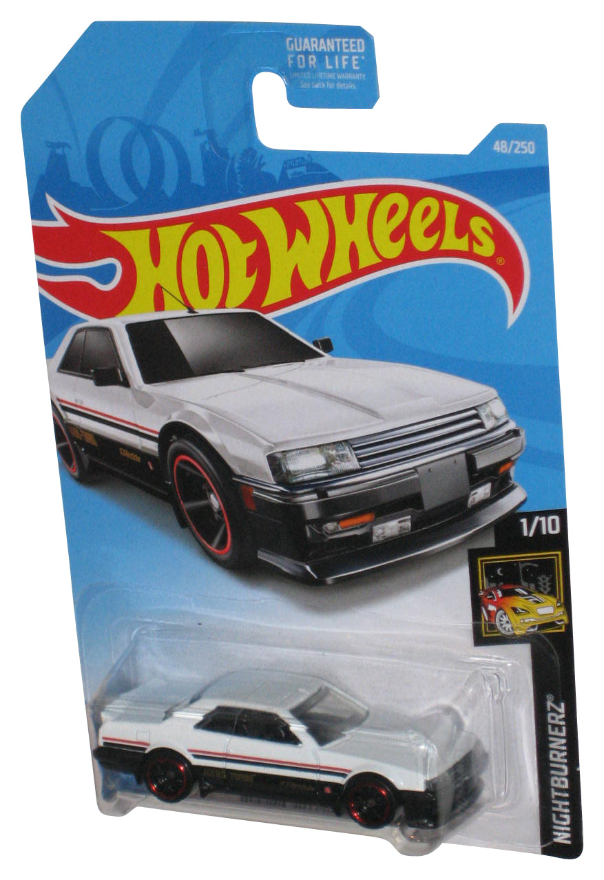 Hot Wheels Nightburnerz 1/10 (2017) White & Black Nissan Skyline RS KDR30 Car 48/250