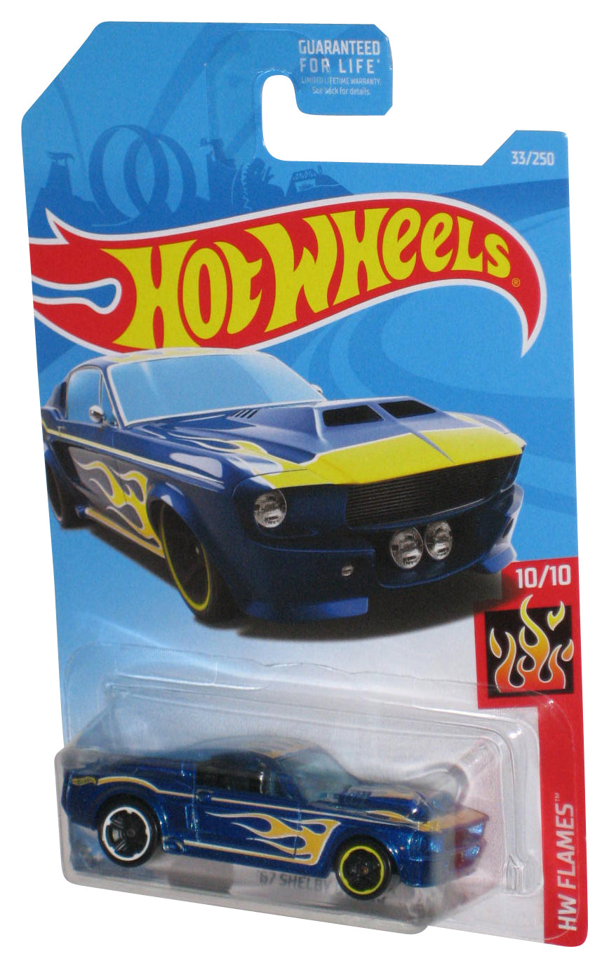 Hot Wheels HW Flames 10/10 (2017) Blue '67 Shelby GT-500 Toy Car 33/250