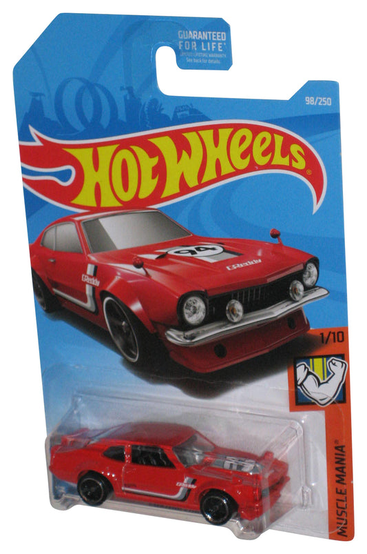 Hot Wheels Muscle Mania 1/10 (2017) Red Custom Ford Maverick Toy Car 98/250